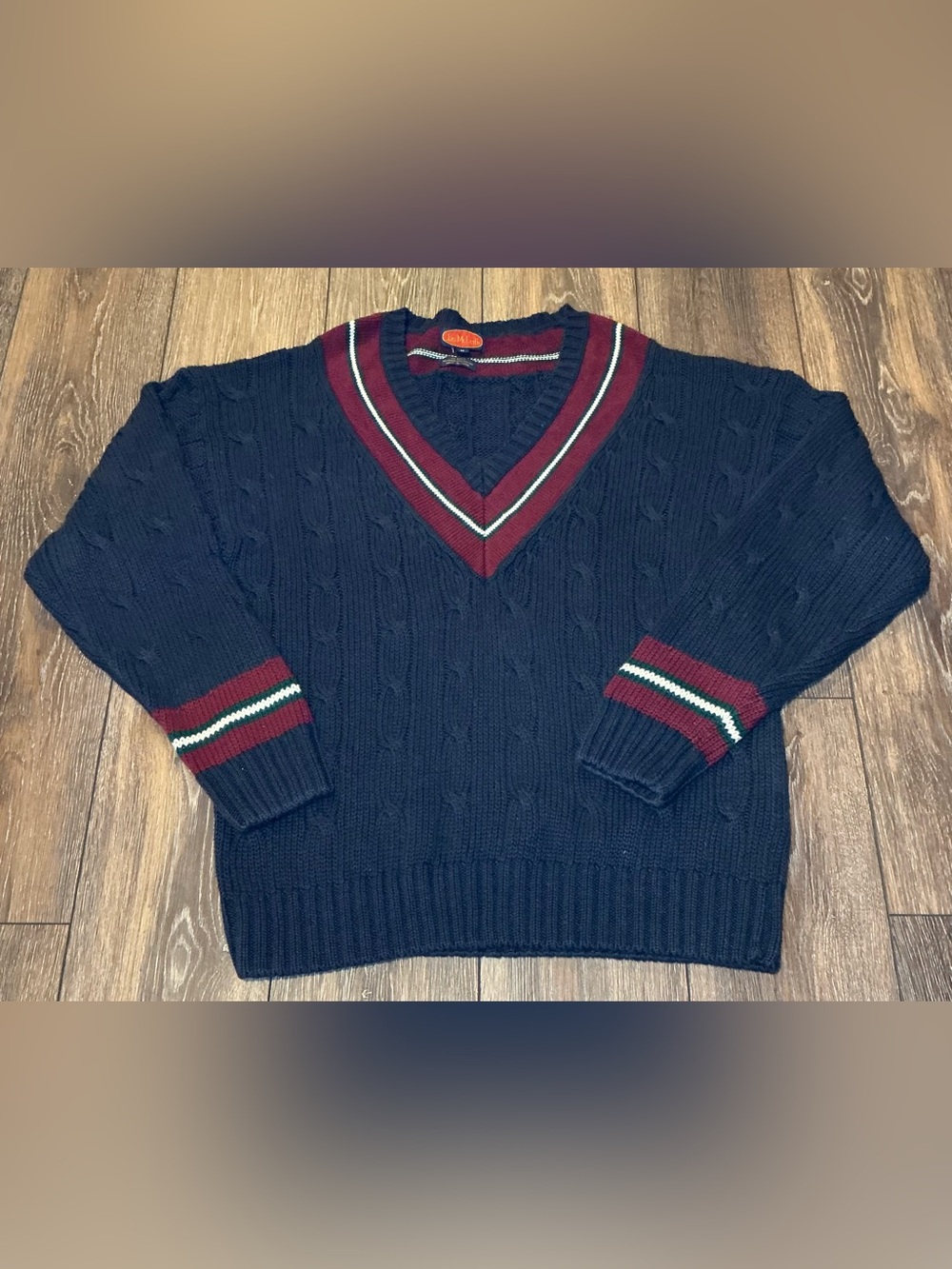 Vintage Jas McLeith Heavyweight Cable Knit Sweater Men’s M Oversized L/XL Fit